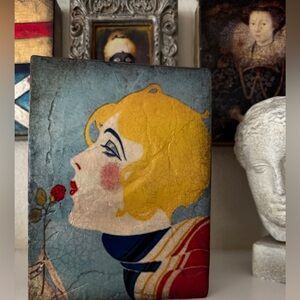 Sid Dickens Memory Block– Gallery –‎ Art Deco Style Woman Portrait Rare
